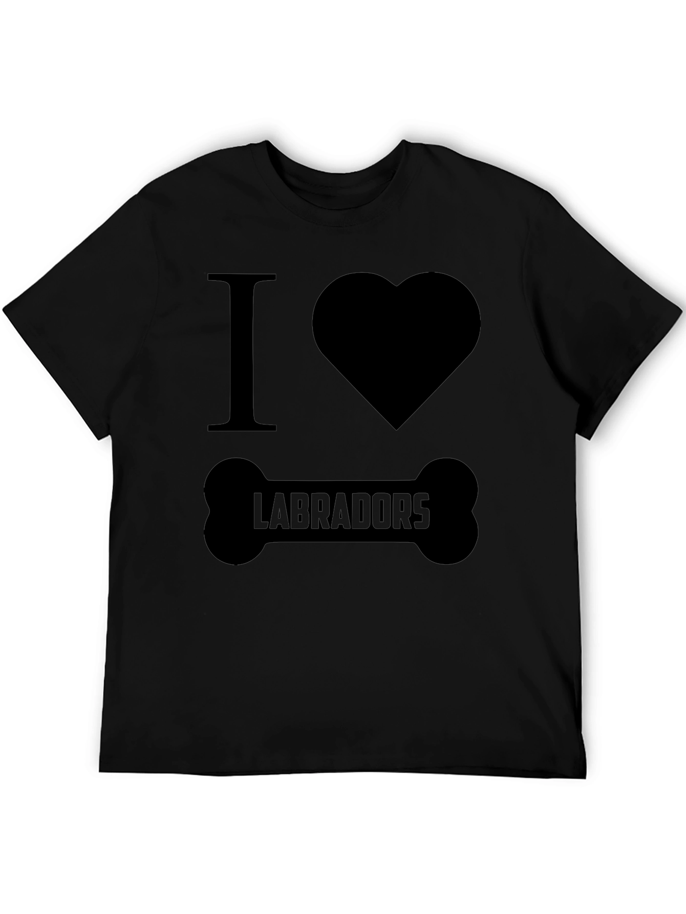 I Love Labradors Dog Bone T-Shirt