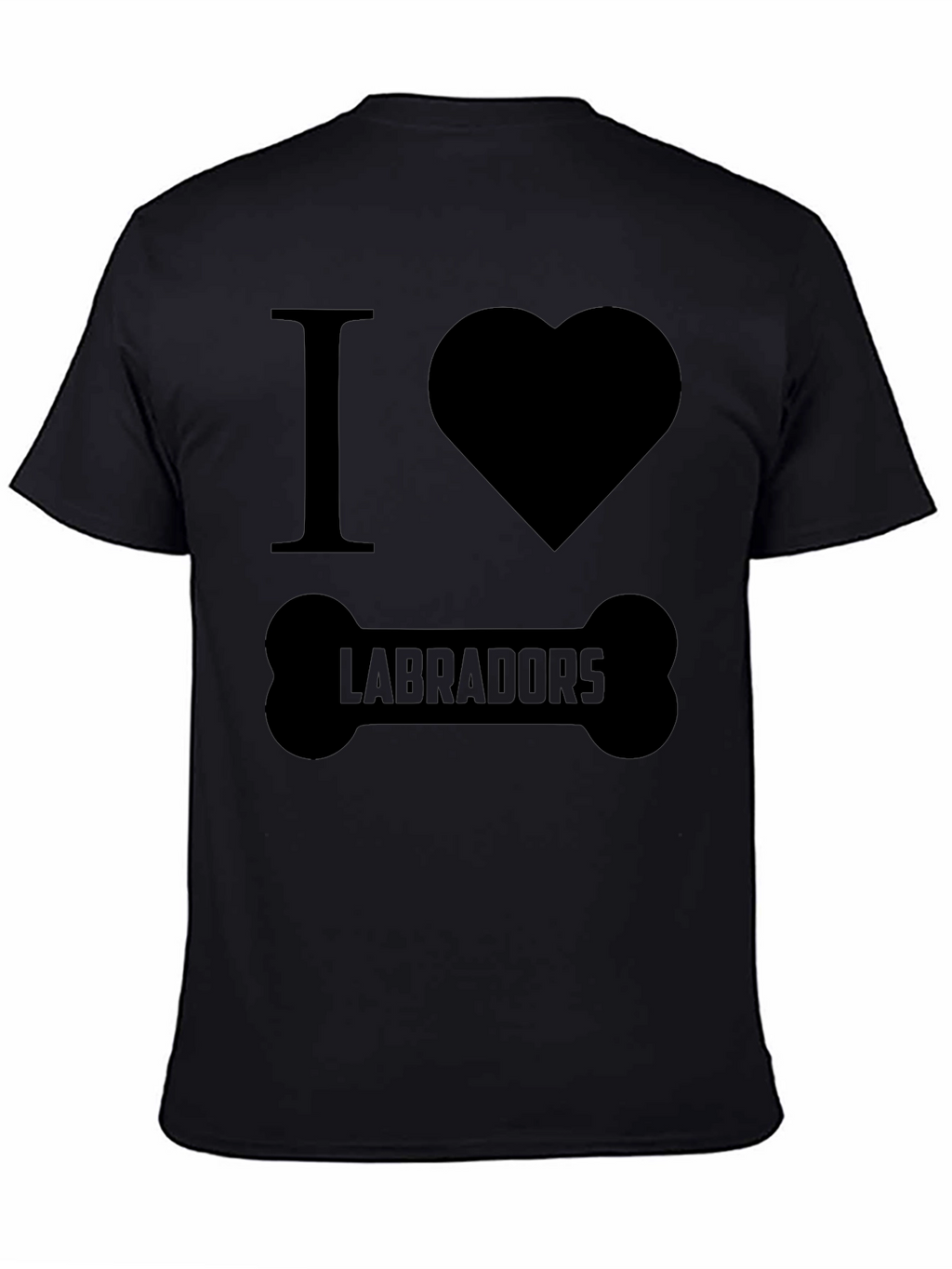 I Love Labradors Dog Bone T-Shirt