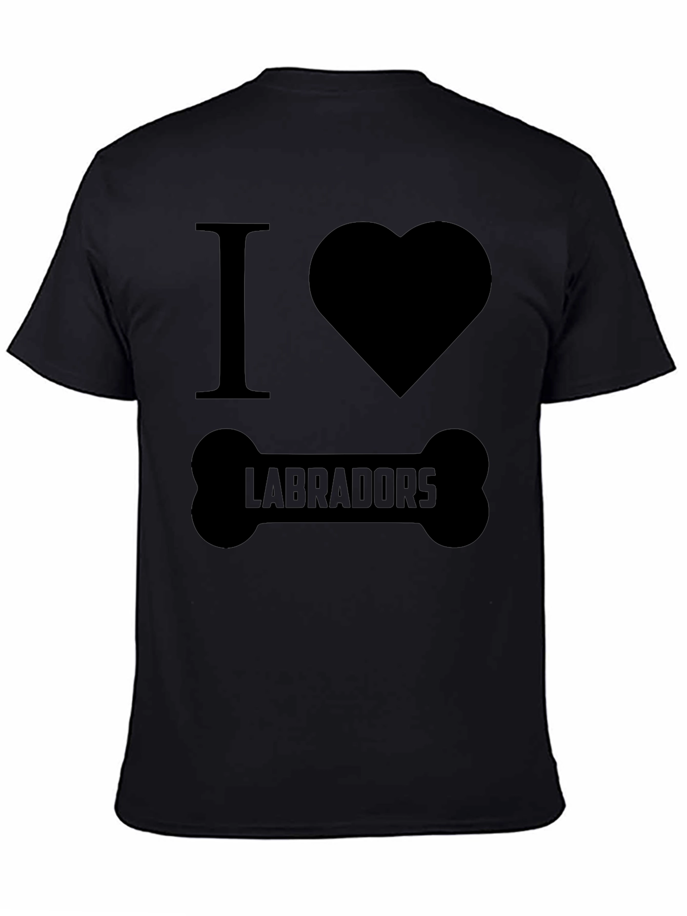 I Love Labradors Dog Bone T-Shirt