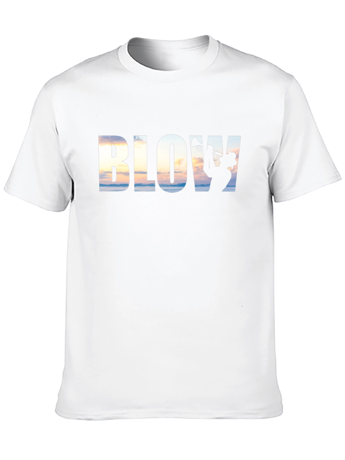Blow Trumpet Graphic T-Shirt