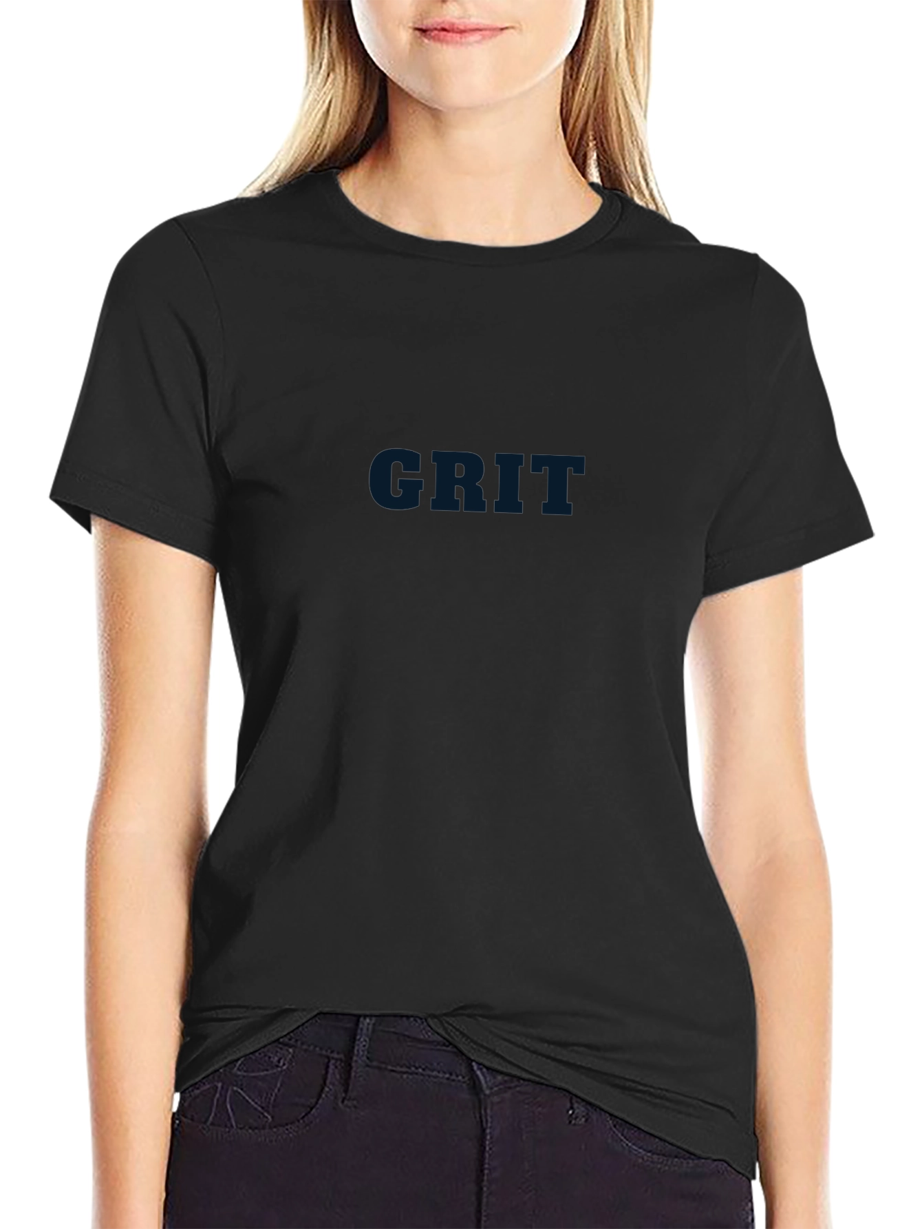 Grit Graphic Print Casual Tee