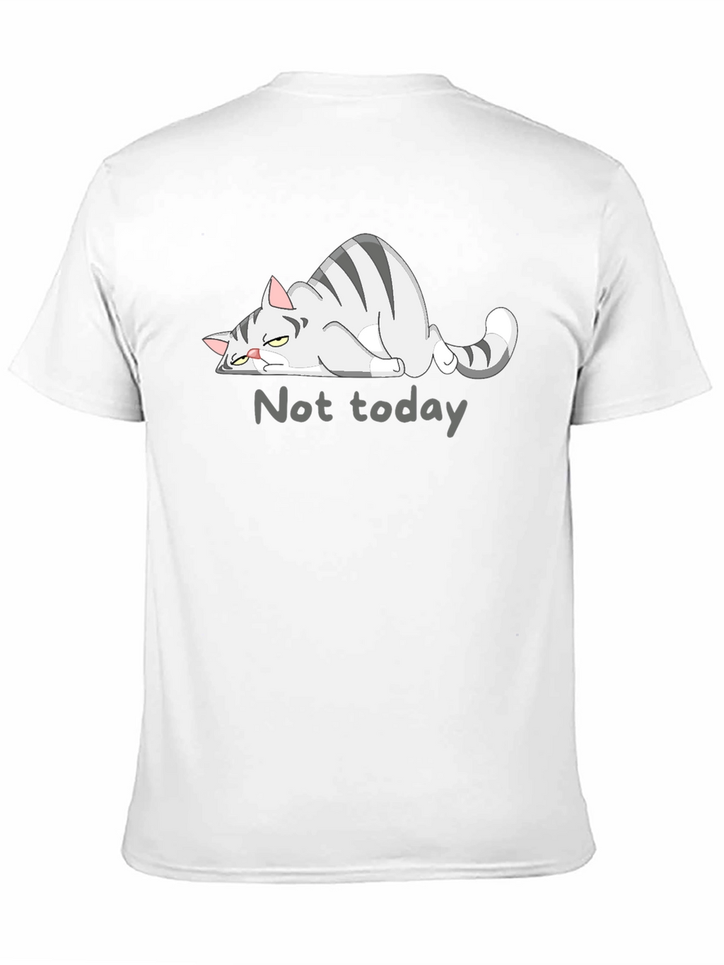 Not Today Cat Graphic T-Shirt