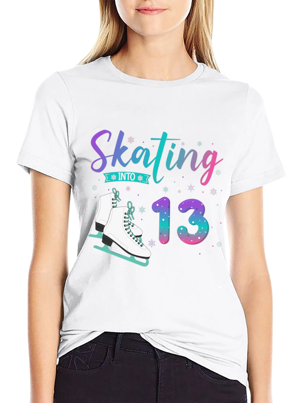 Skating Into 13 Birthday T-Shirt