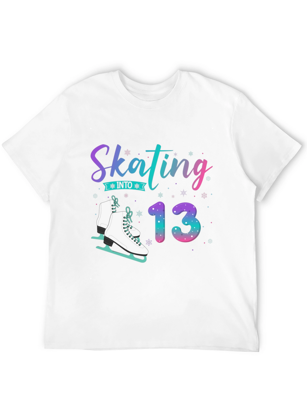 Skating Into 13 Birthday T-Shirt