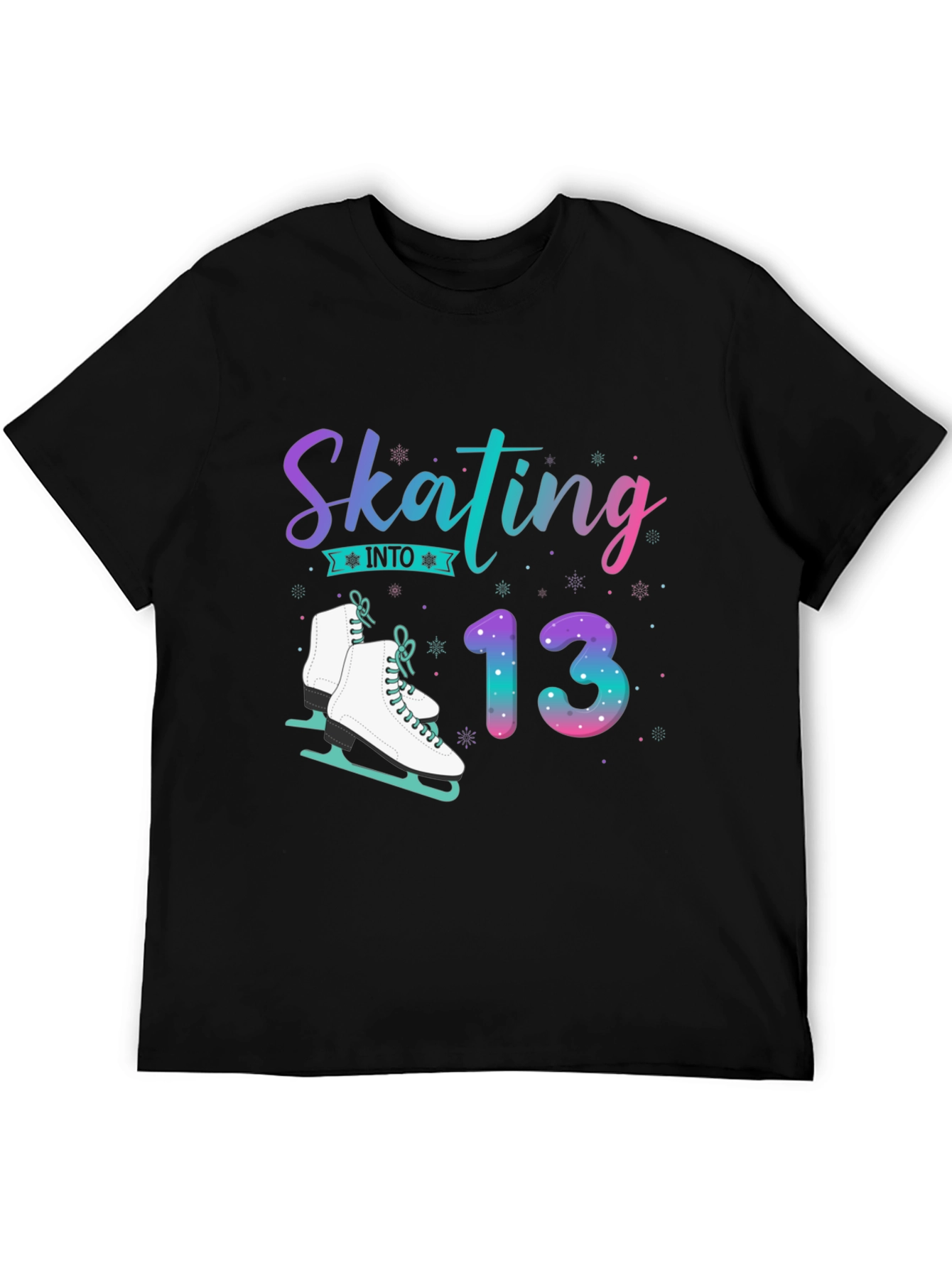 Skating Into 13 Birthday T-Shirt