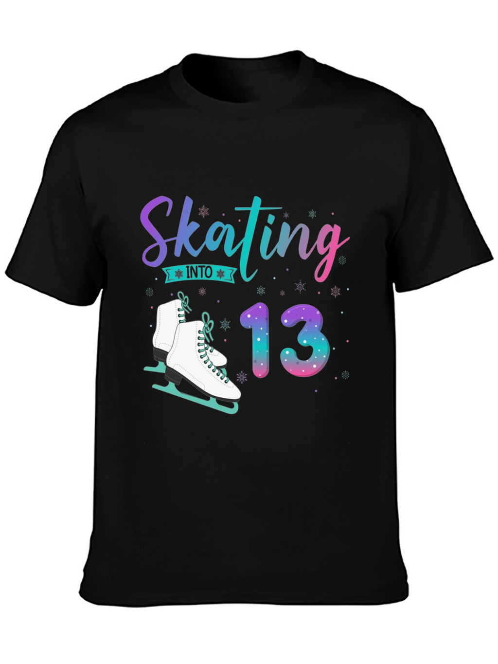 Skating Into 13 Birthday T-Shirt