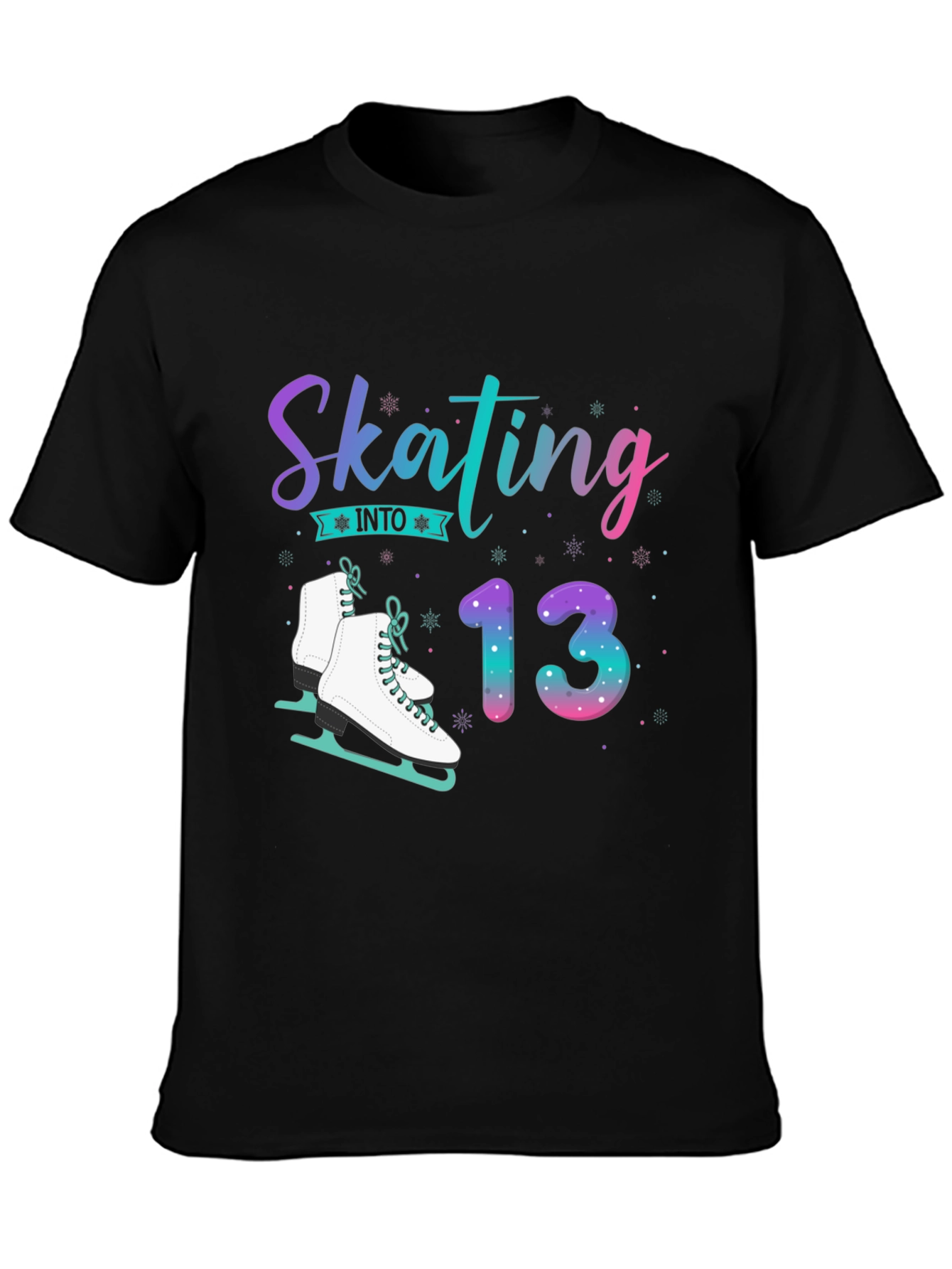Skating Into 13 Birthday T-Shirt