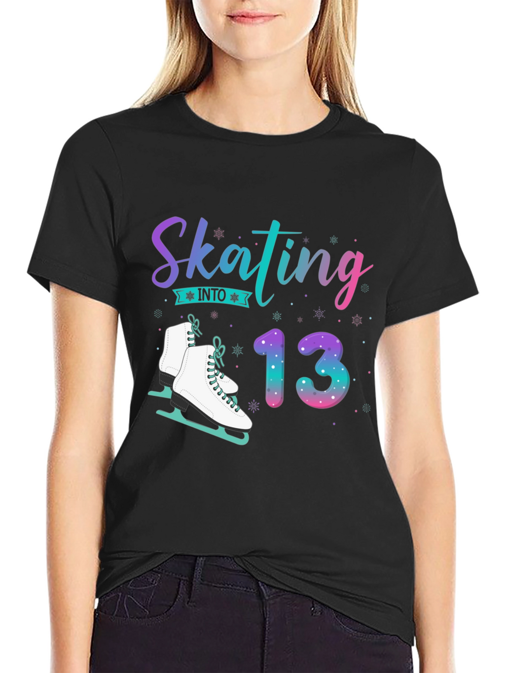 Skating Into 13 Birthday T-Shirt
