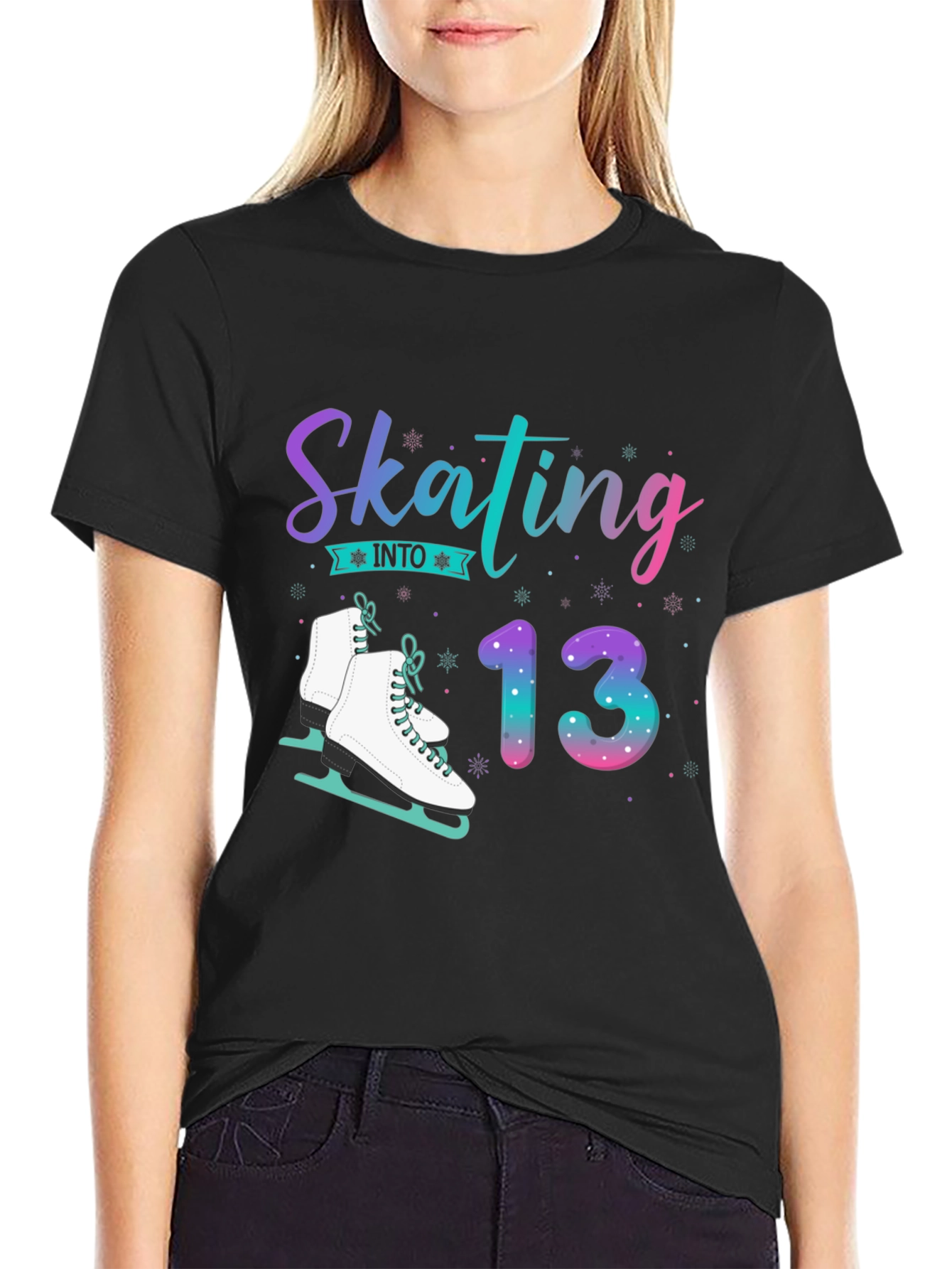 Skating Into 13 Birthday T-Shirt