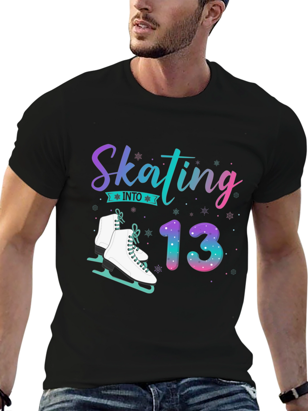 Skating Into 13 Birthday T-Shirt