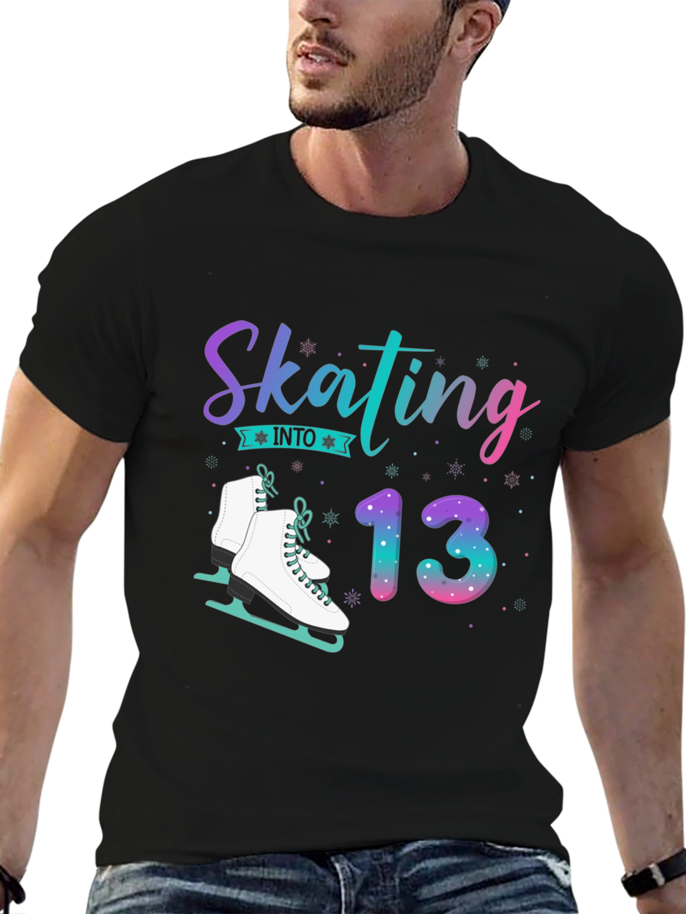 Skating Into 13 Birthday T-Shirt
