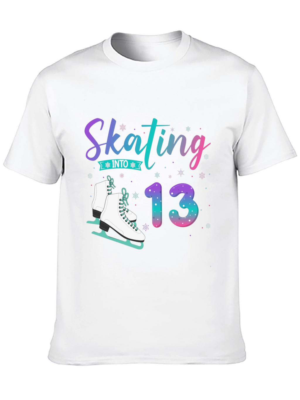 Skating Into 13 Birthday T-Shirt