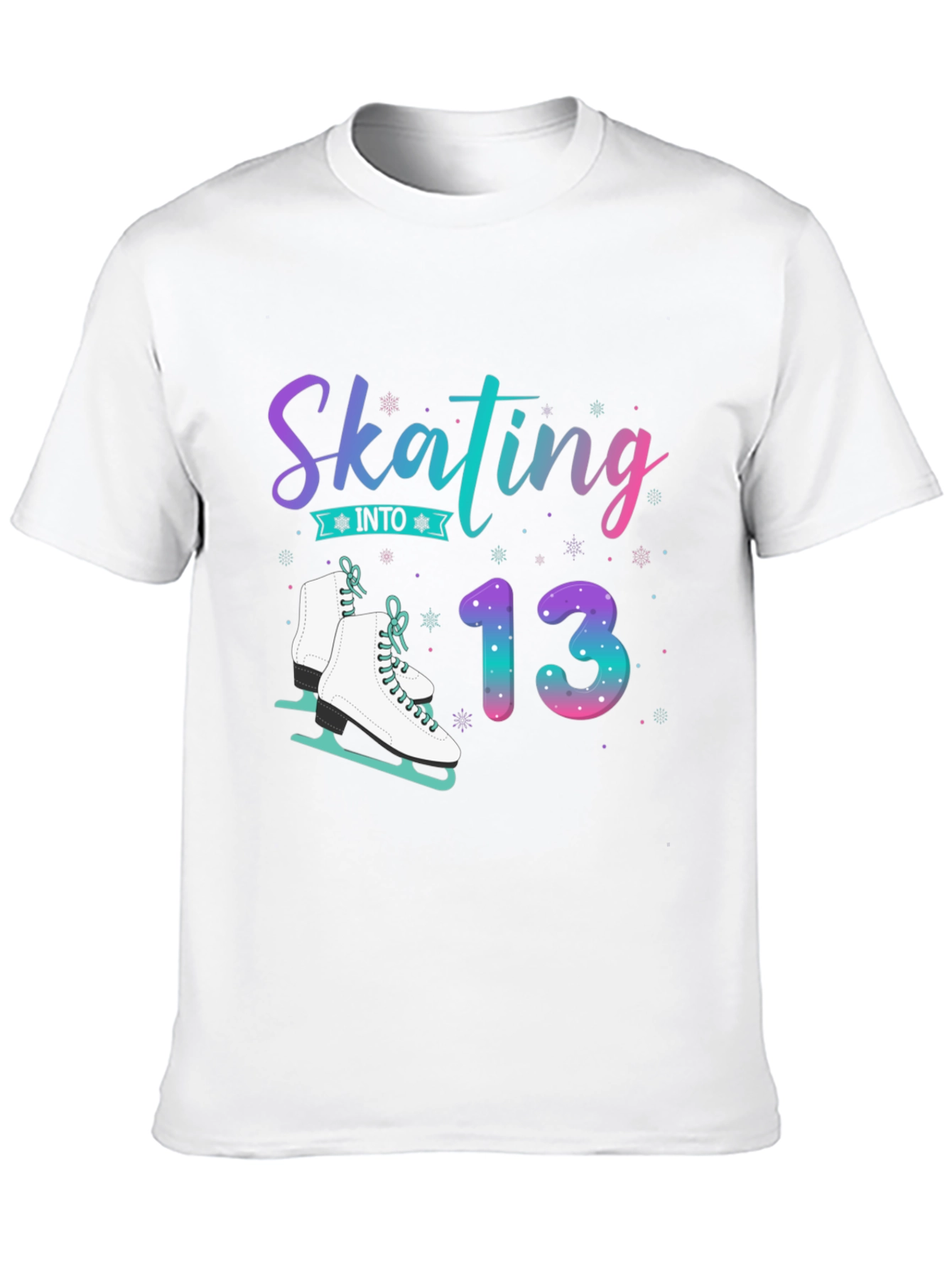 Skating Into 13 Birthday T-Shirt