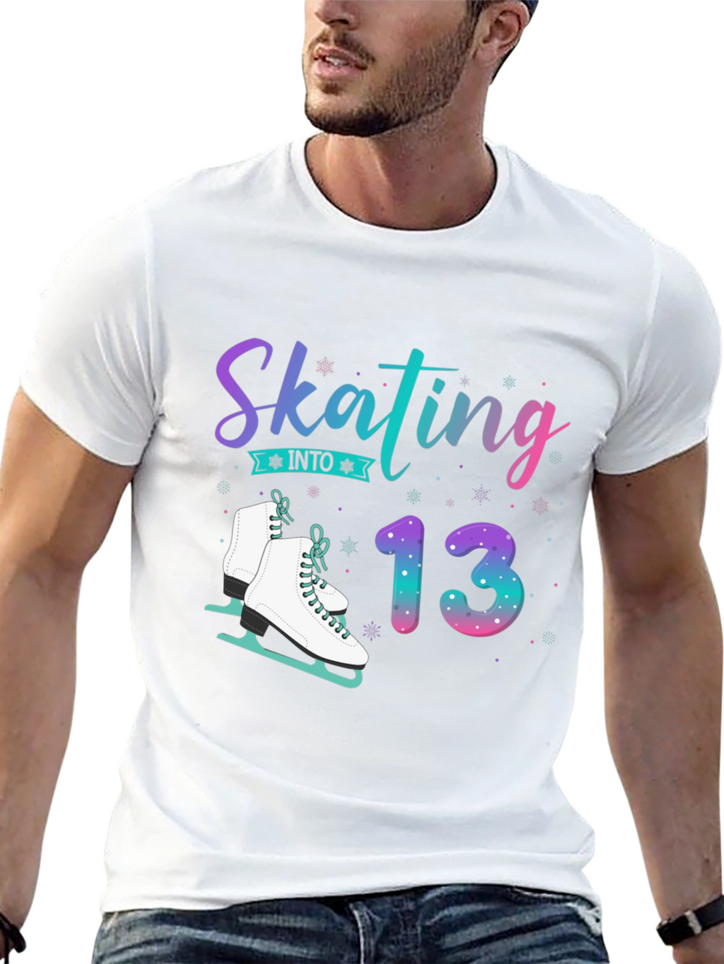 Skating Into 13 Birthday T-Shirt