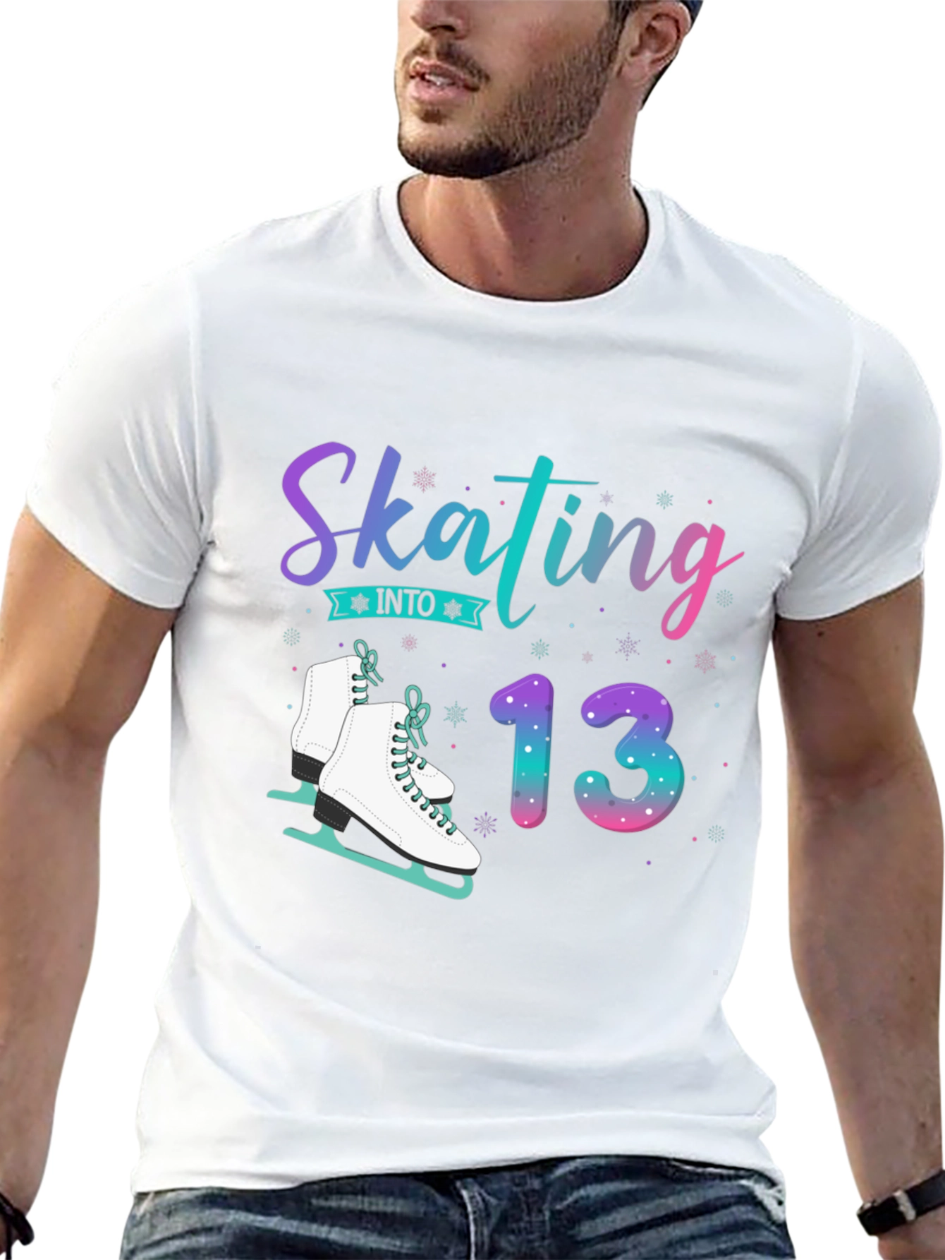 Skating Into 13 Birthday T-Shirt