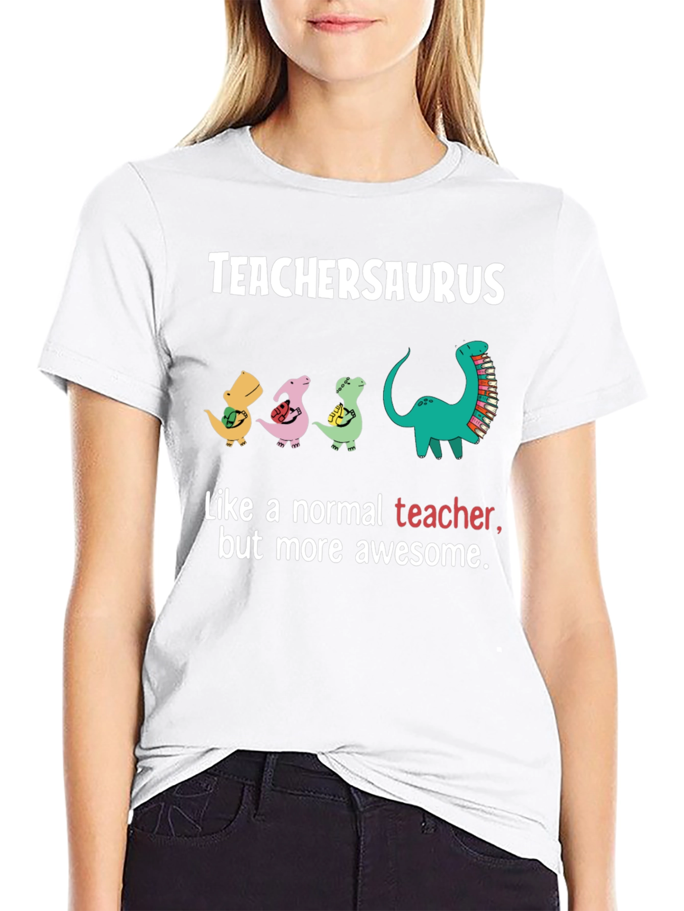 TeacherSaurus T-Shirt - Awesome Teacher Gift