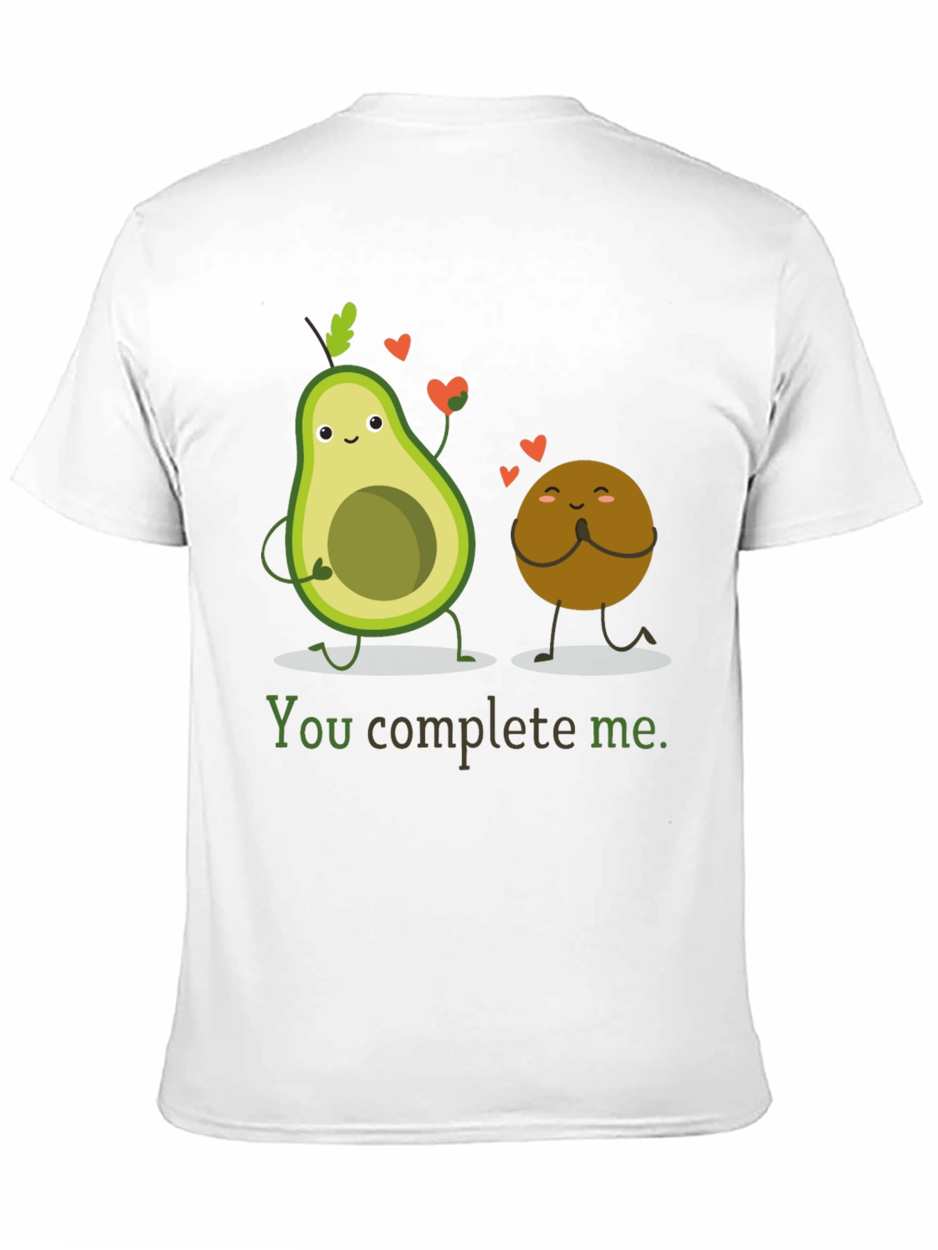 Avocado Love T-Shirt - You Complete Me Graphic Tee