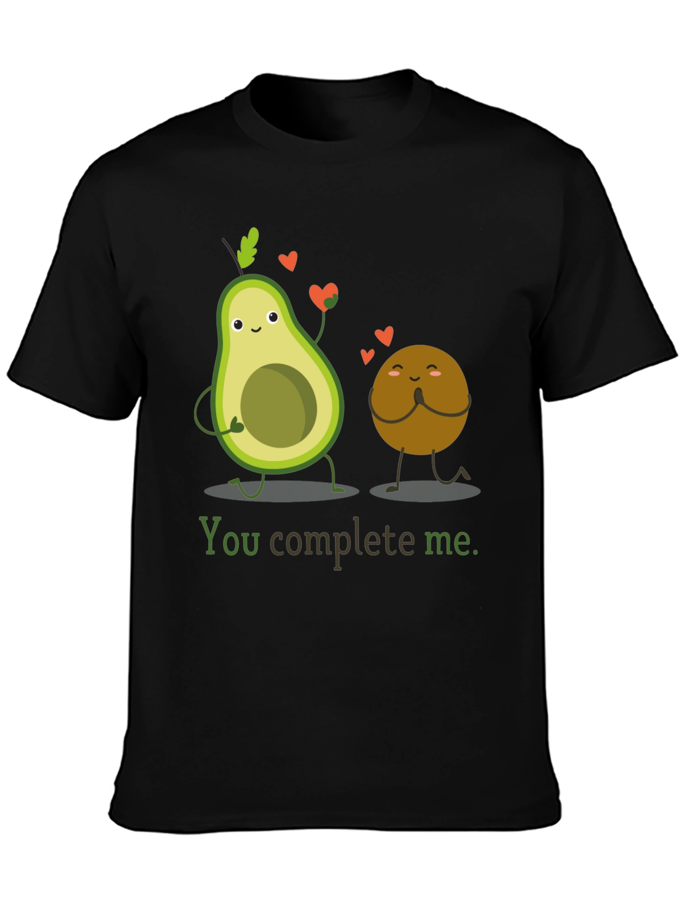 Avocado Love T-Shirt - You Complete Me Graphic Tee