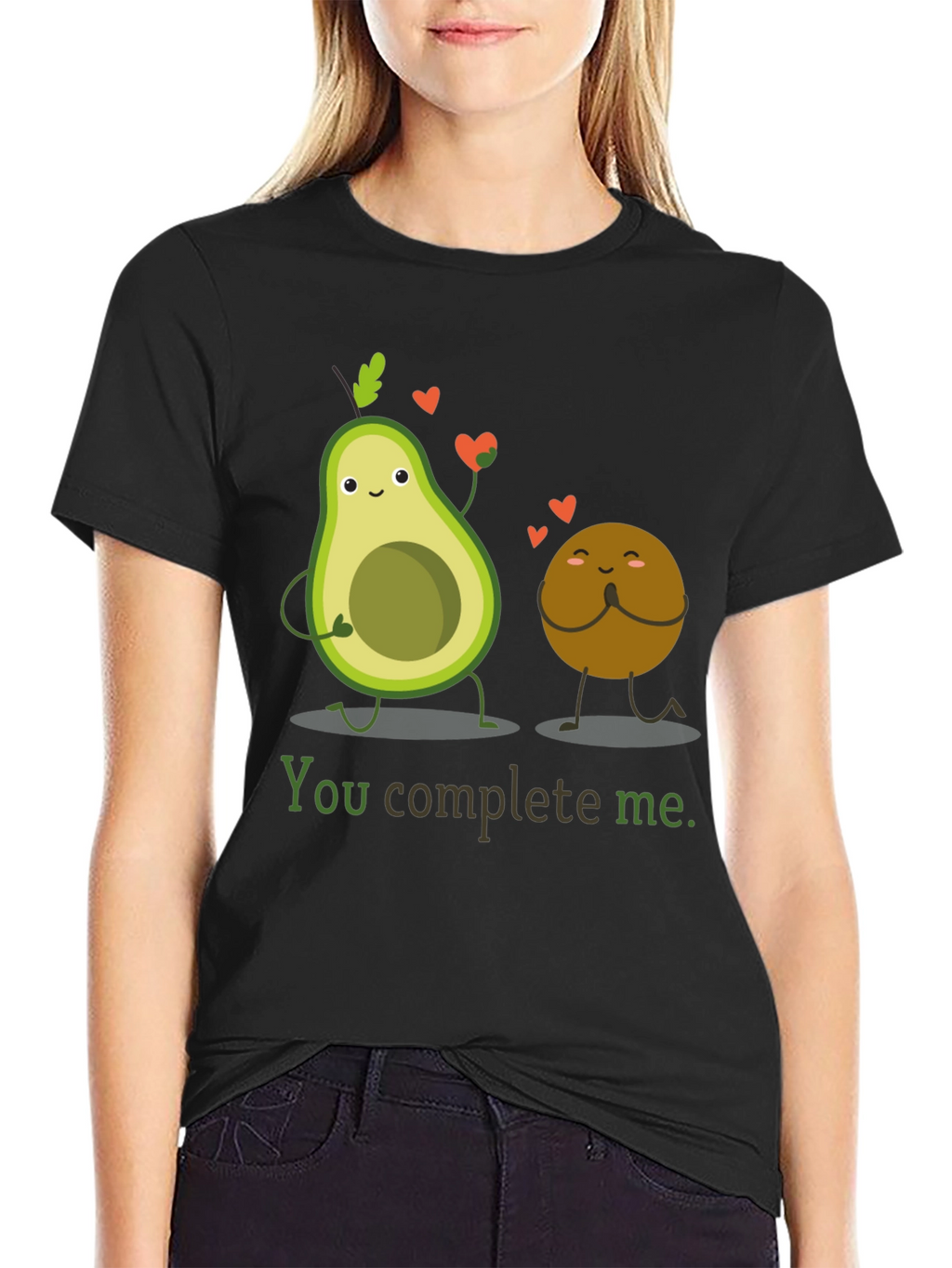 Avocado Love T-Shirt - You Complete Me Graphic Tee
