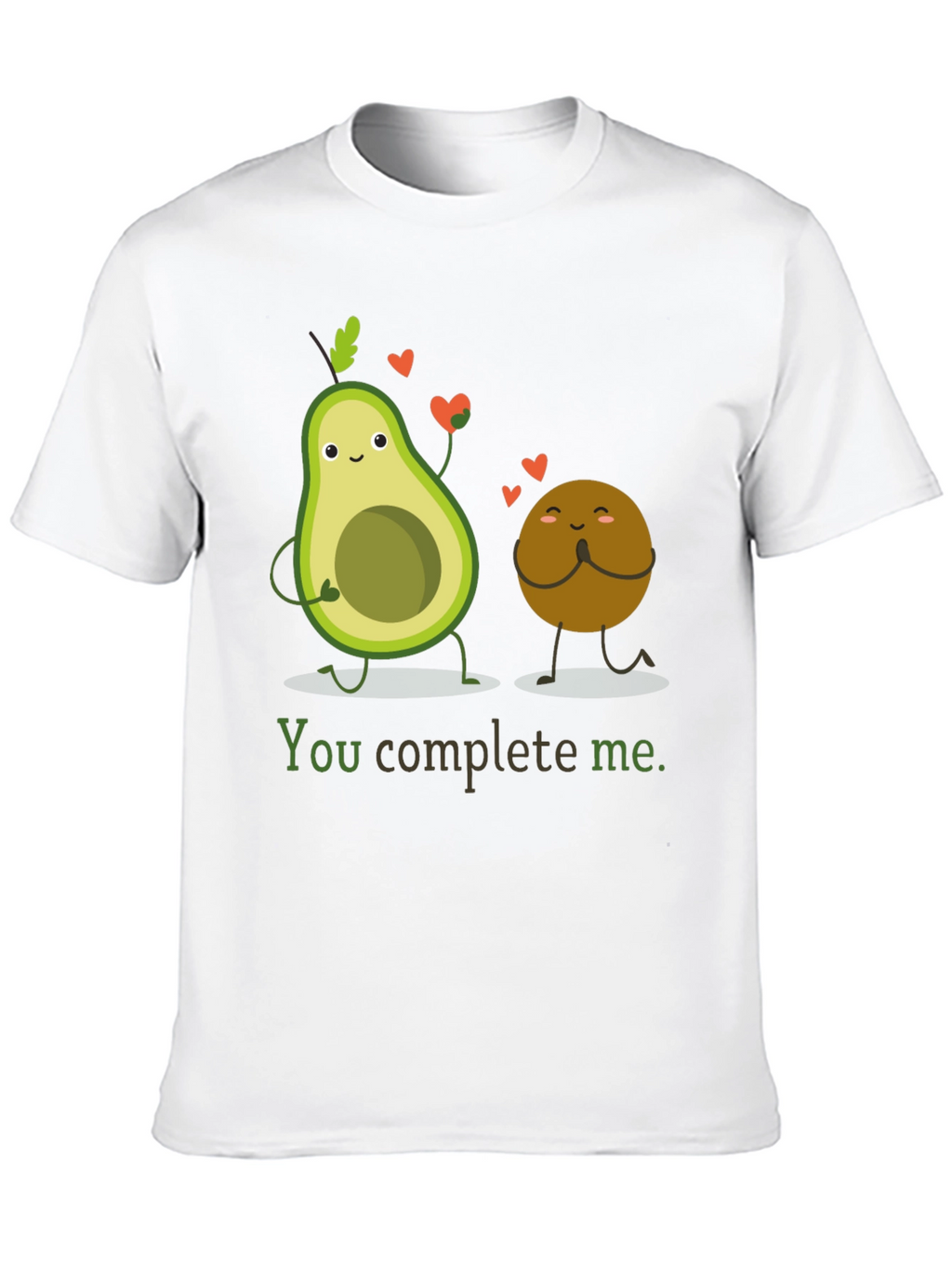 Avocado Love T-Shirt - You Complete Me Graphic Tee