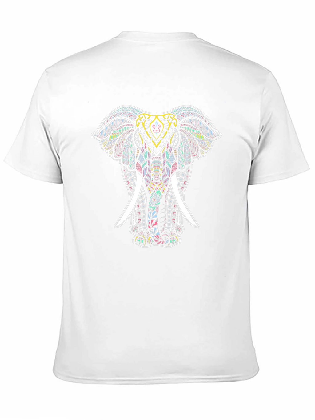Elephant Mandala Graphic Tee - Stylish Mens T-Shirt
