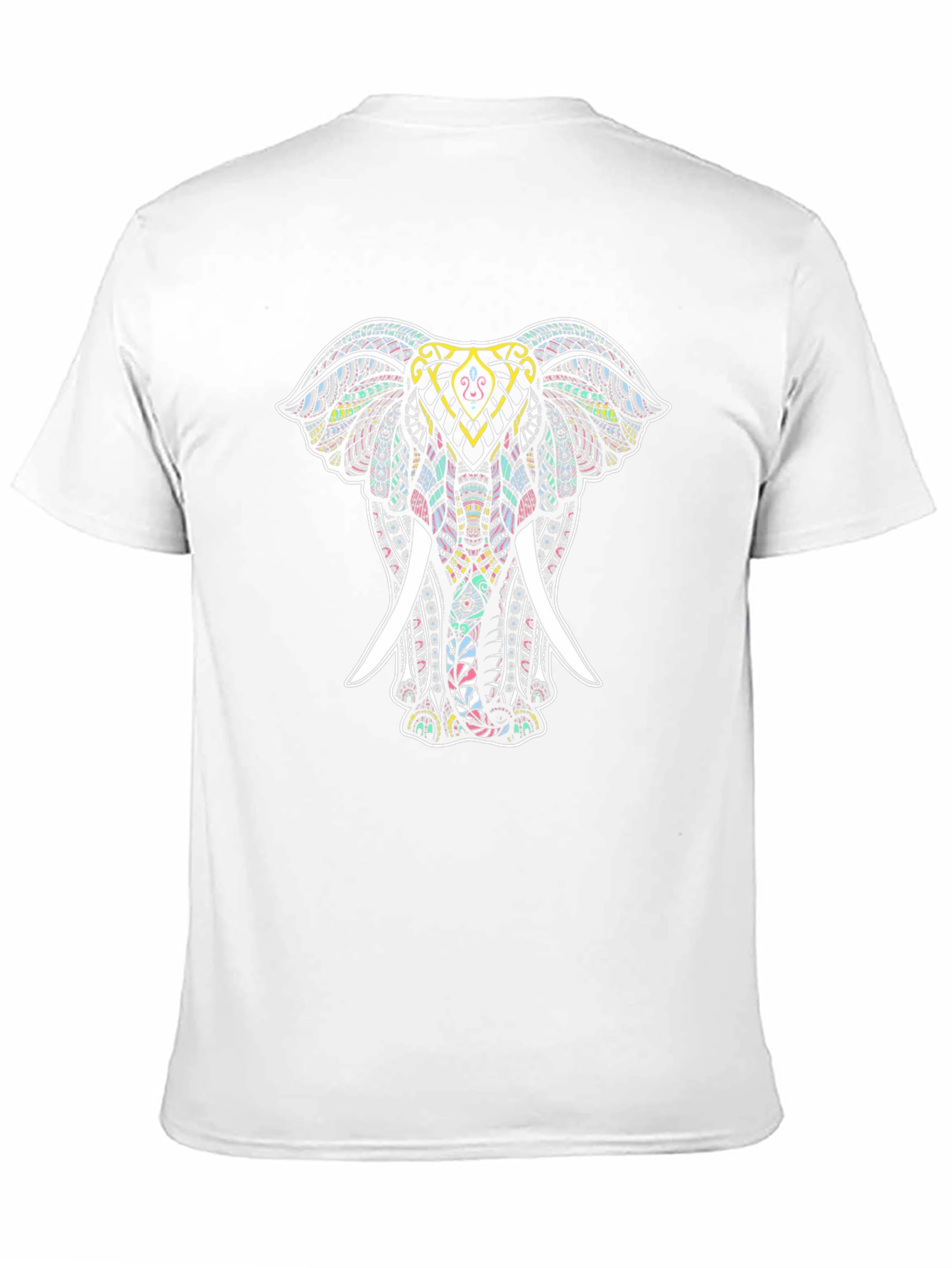 Elephant Mandala Graphic Tee - Stylish Mens T-Shirt