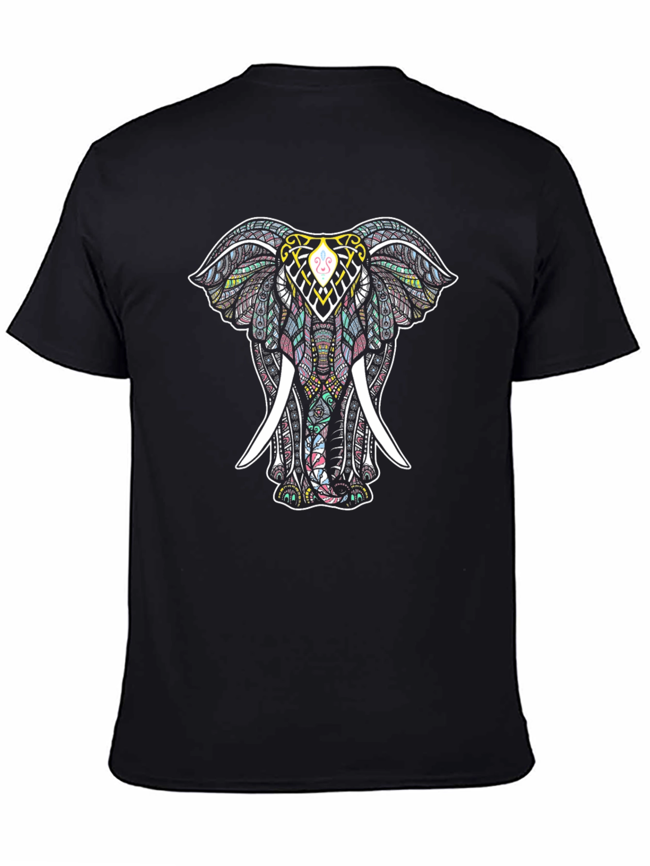 Elephant Mandala Graphic Tee - Stylish Mens T-Shirt