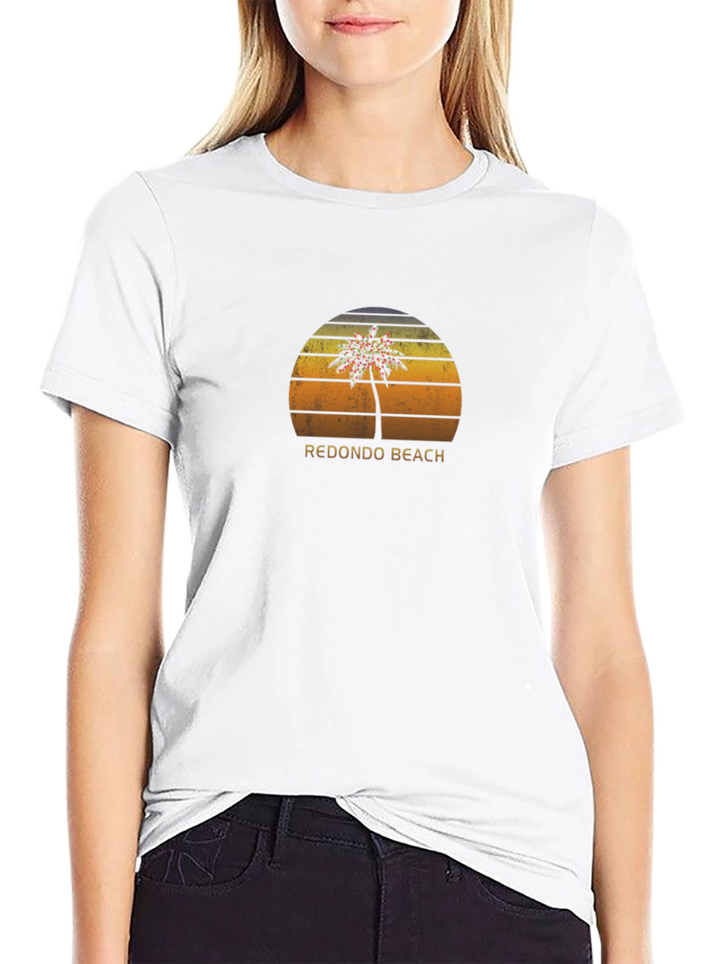 Redondo Beach Palm Sunset T-Shirt