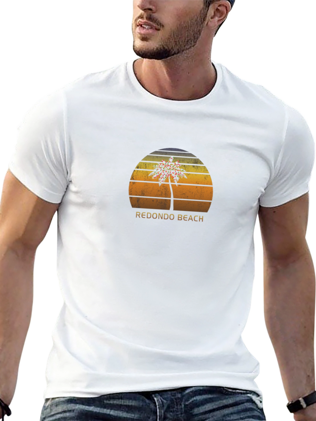 Redondo Beach Palm Sunset T-Shirt