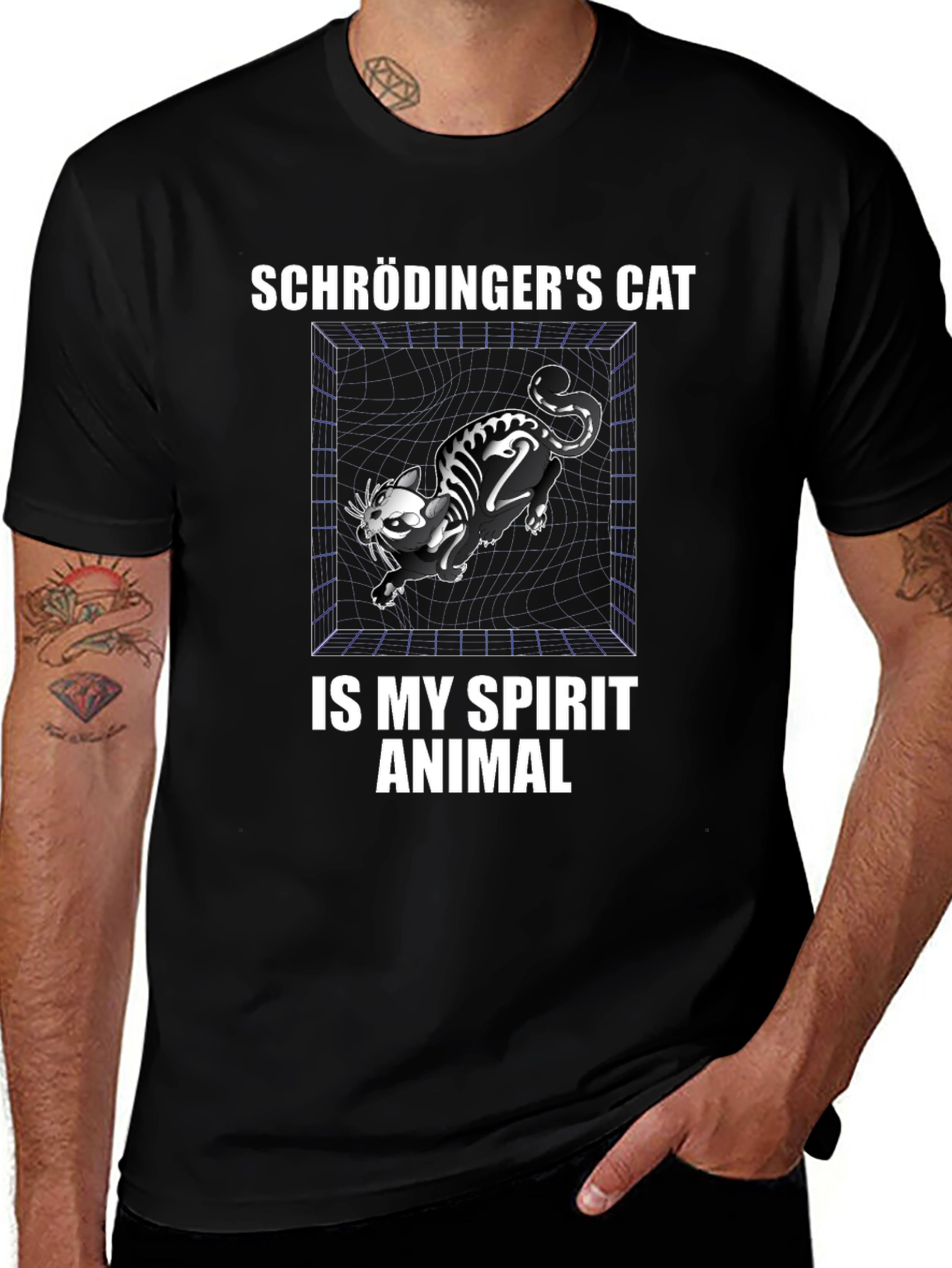 Schrödingers Cat T-Shirt: Spirit Animal Tee