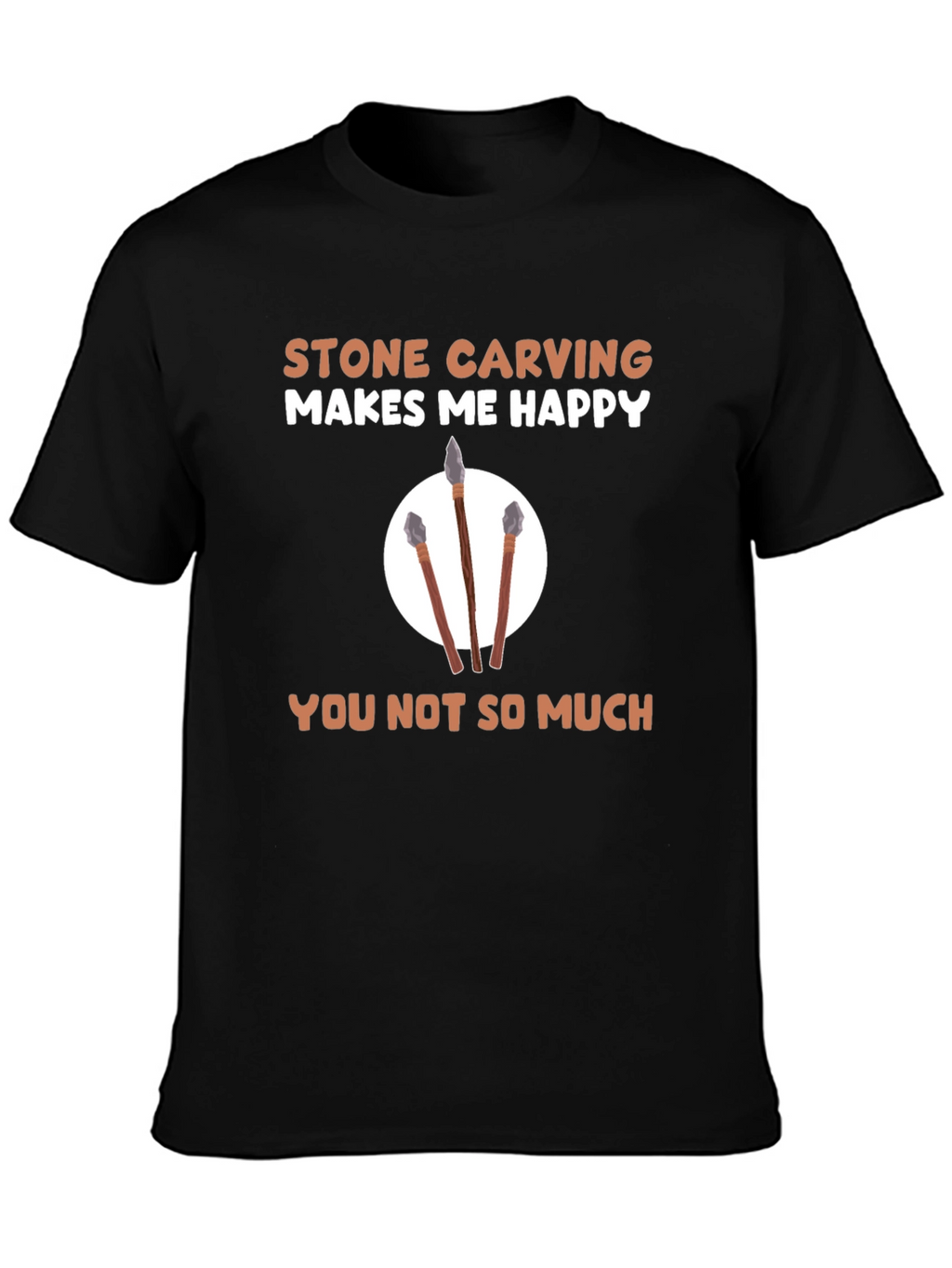 Stone Carving Makes Me Happy T-Shirt