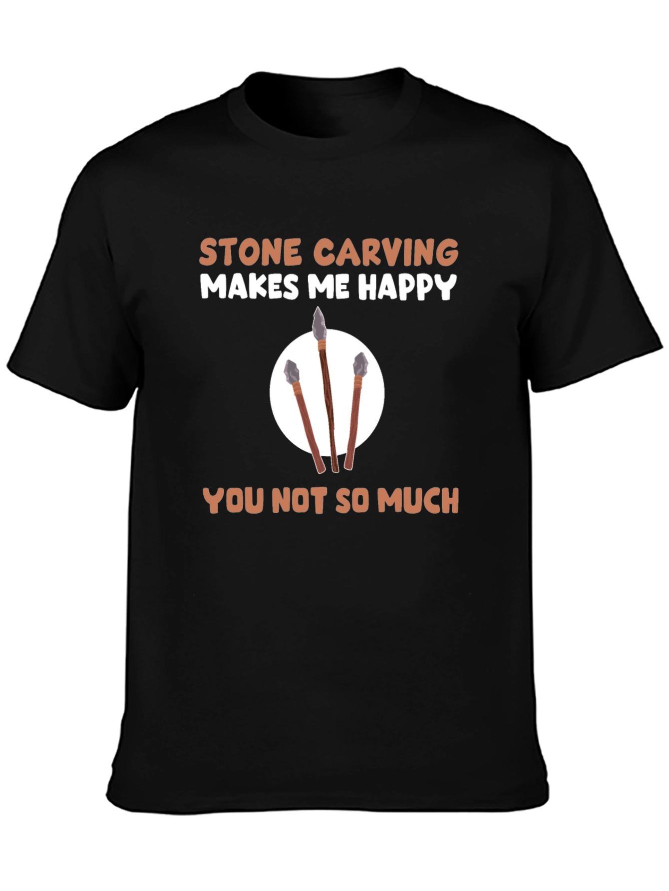 Stone Carving Makes Me Happy T-Shirt