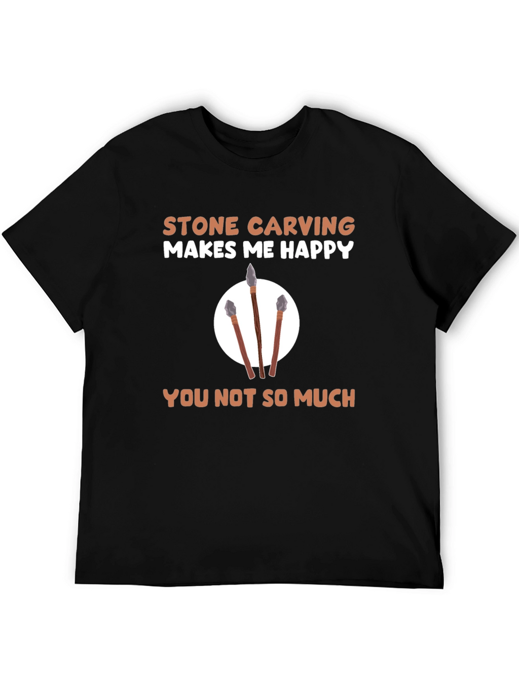 Stone Carving Makes Me Happy T-Shirt