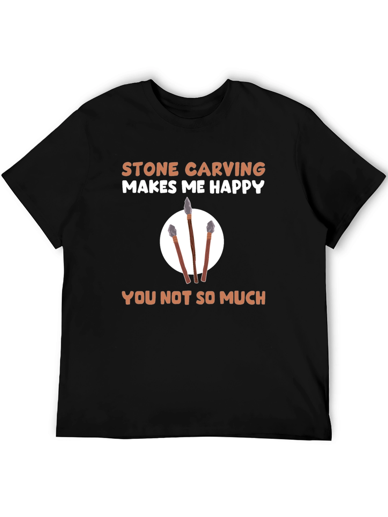 Stone Carving Makes Me Happy T-Shirt