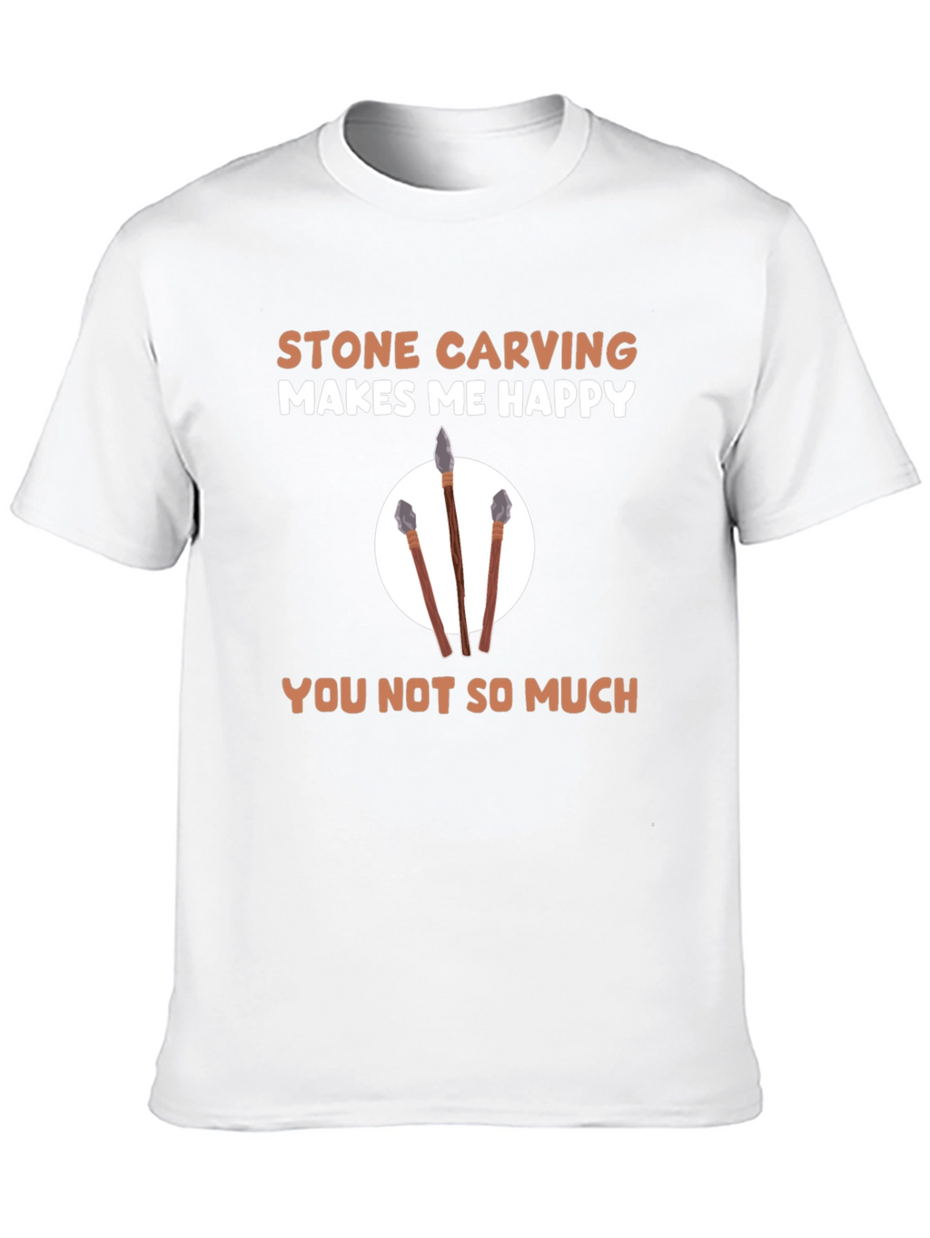 Stone Carving Makes Me Happy T-Shirt