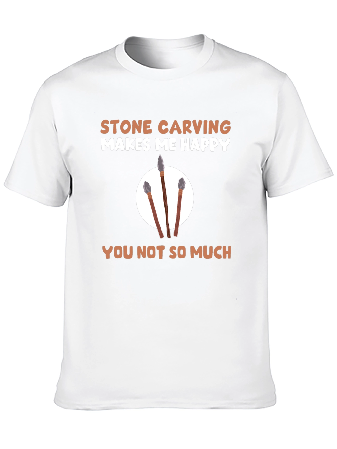 Stone Carving Makes Me Happy T-Shirt
