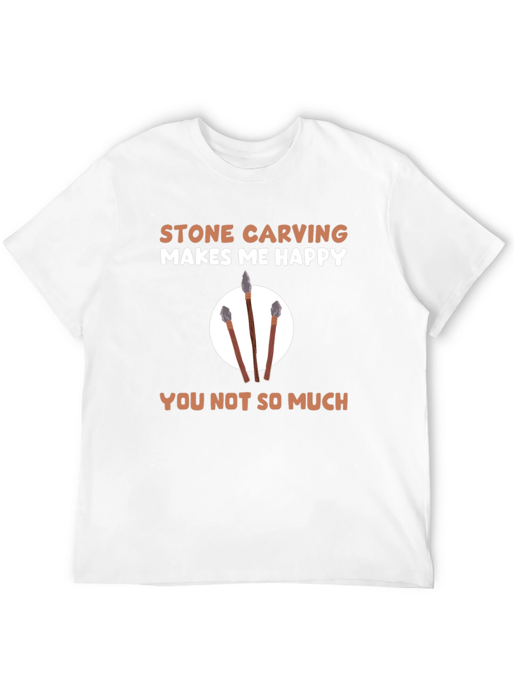 Stone Carving Makes Me Happy T-Shirt