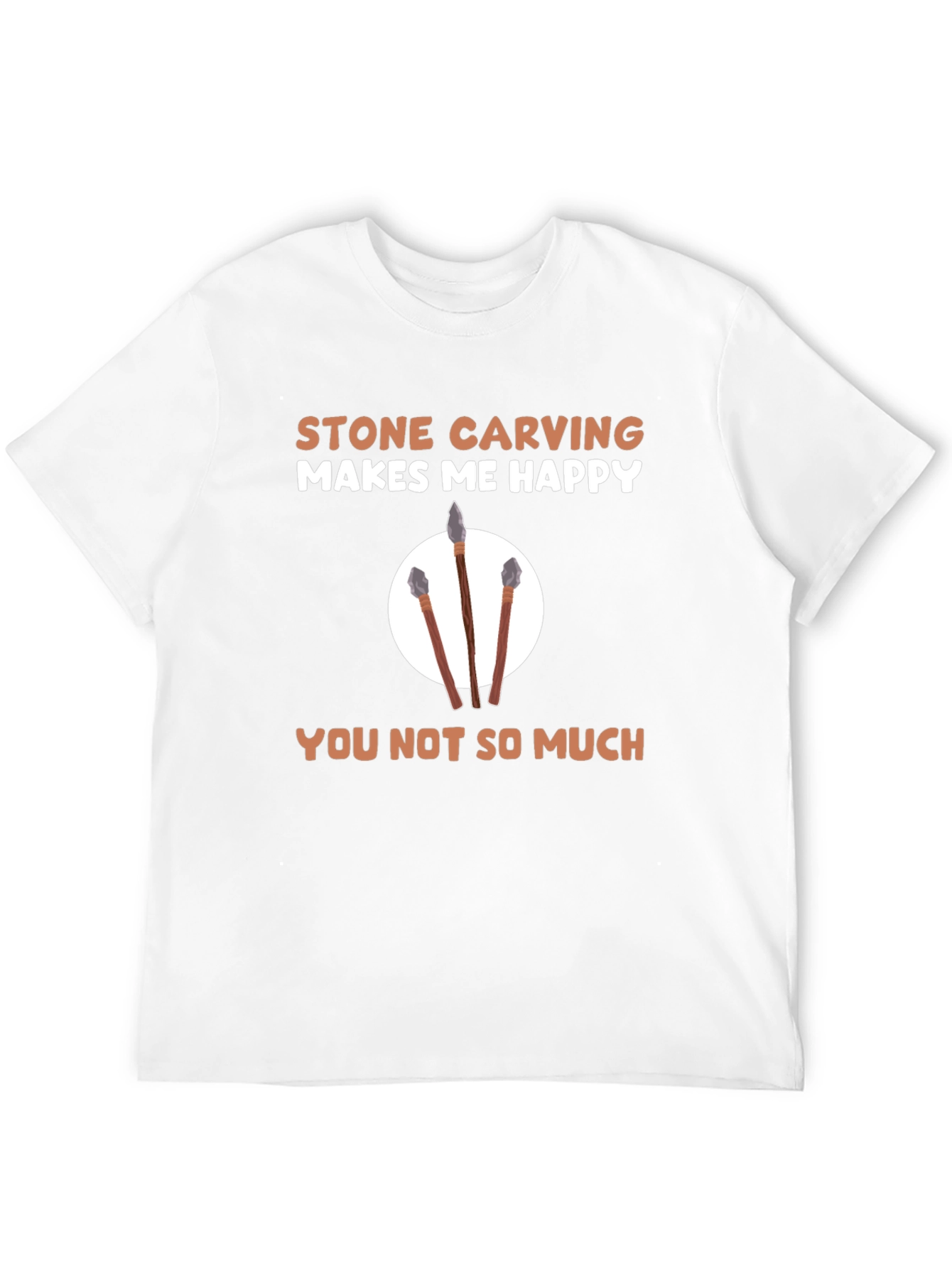 Stone Carving Makes Me Happy T-Shirt