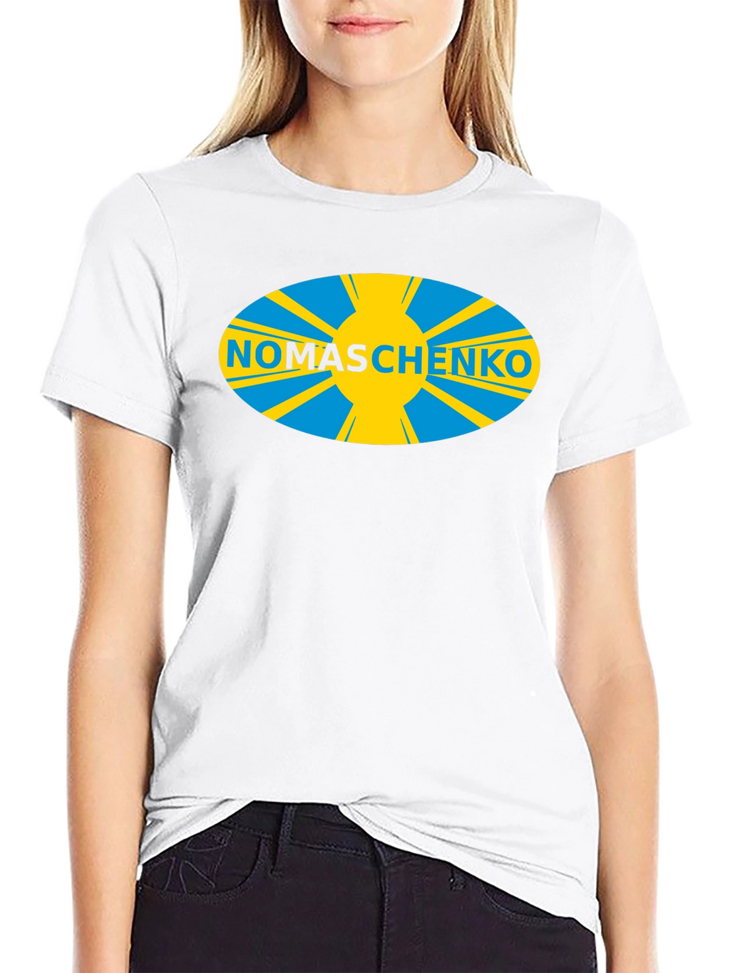 Nomaschenko Graphic Tee - Stylish Black Cotton T-Shirt