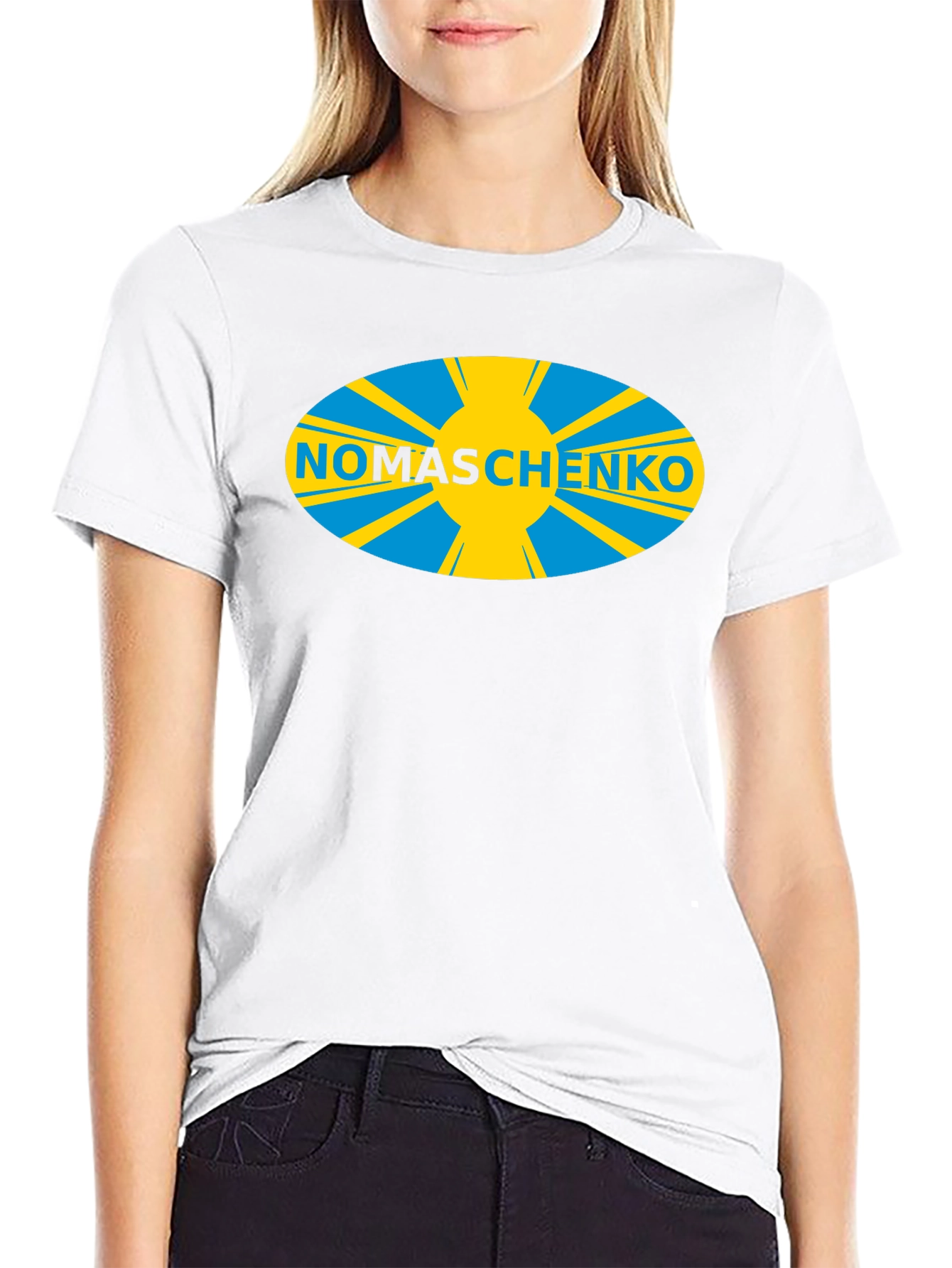 Nomaschenko Graphic Tee - Stylish Black Cotton T-Shirt