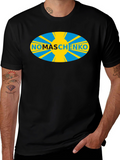 Nomaschenko Graphic Tee - Stylish Black Cotton T-Shirt