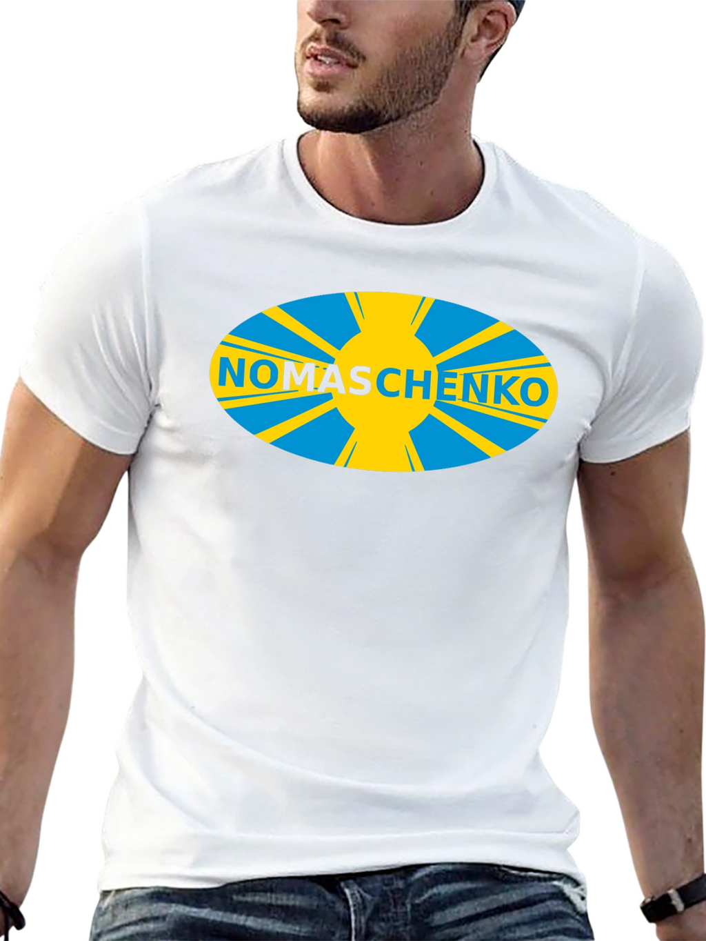 Nomaschenko Graphic Tee - Stylish Black Cotton T-Shirt
