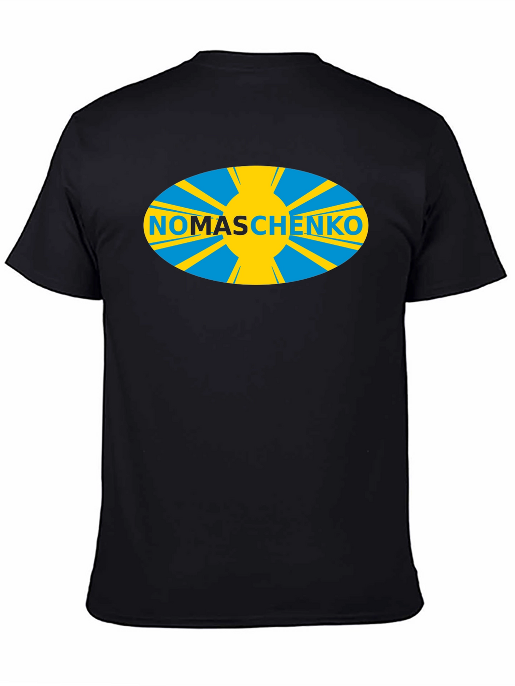 Nomaschenko Graphic Tee - Stylish Black Cotton T-Shirt