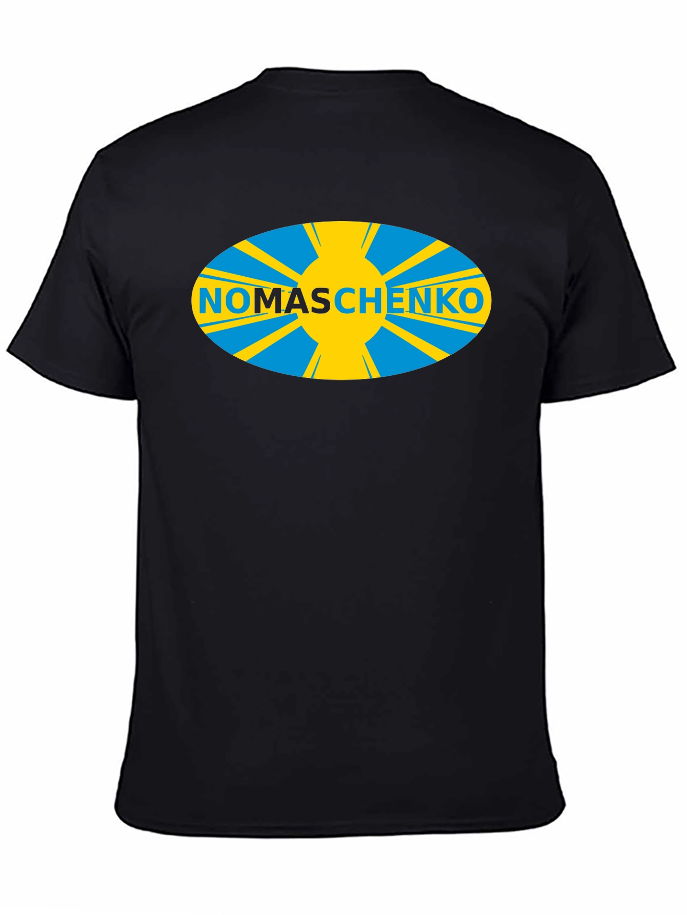 Nomaschenko Graphic Tee - Stylish Black Cotton T-Shirt