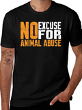 No Excuse for Animal Abuse Graphic Tee
