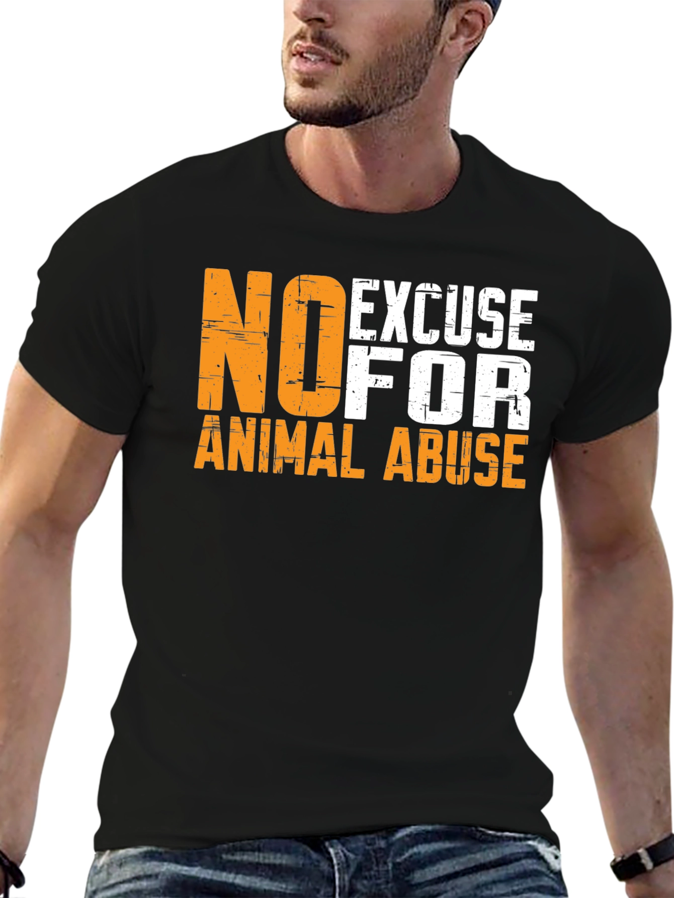 No Excuse for Animal Abuse Graphic Tee