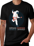 Astronaut Guitarist T-Shirt - Space Rhythm Design