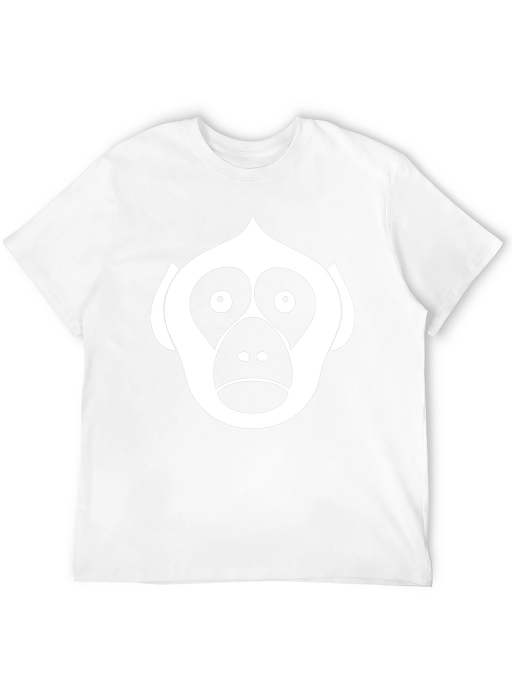 Monkey Face Graphic Tee - Black
