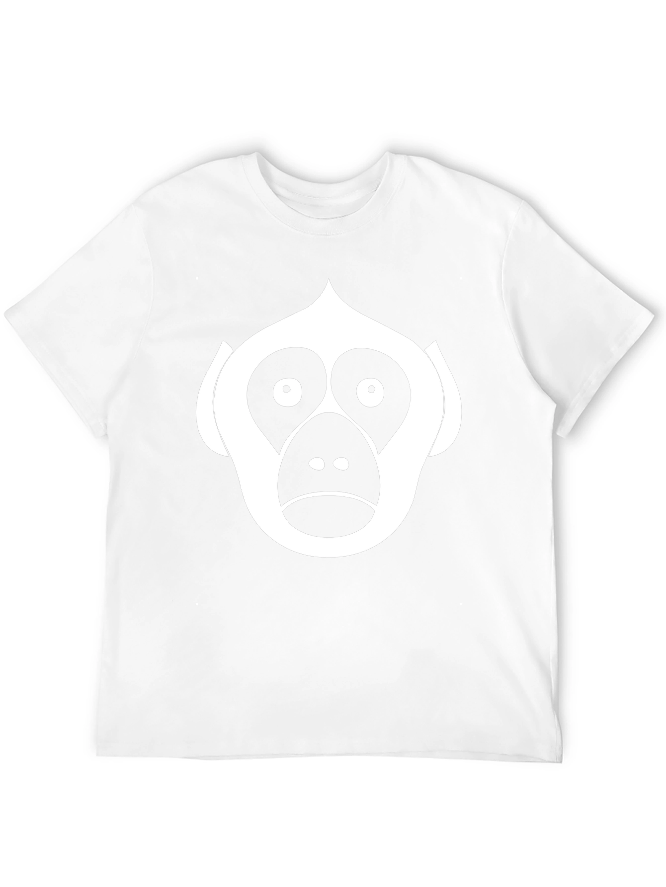 Monkey Face Graphic Tee - Black
