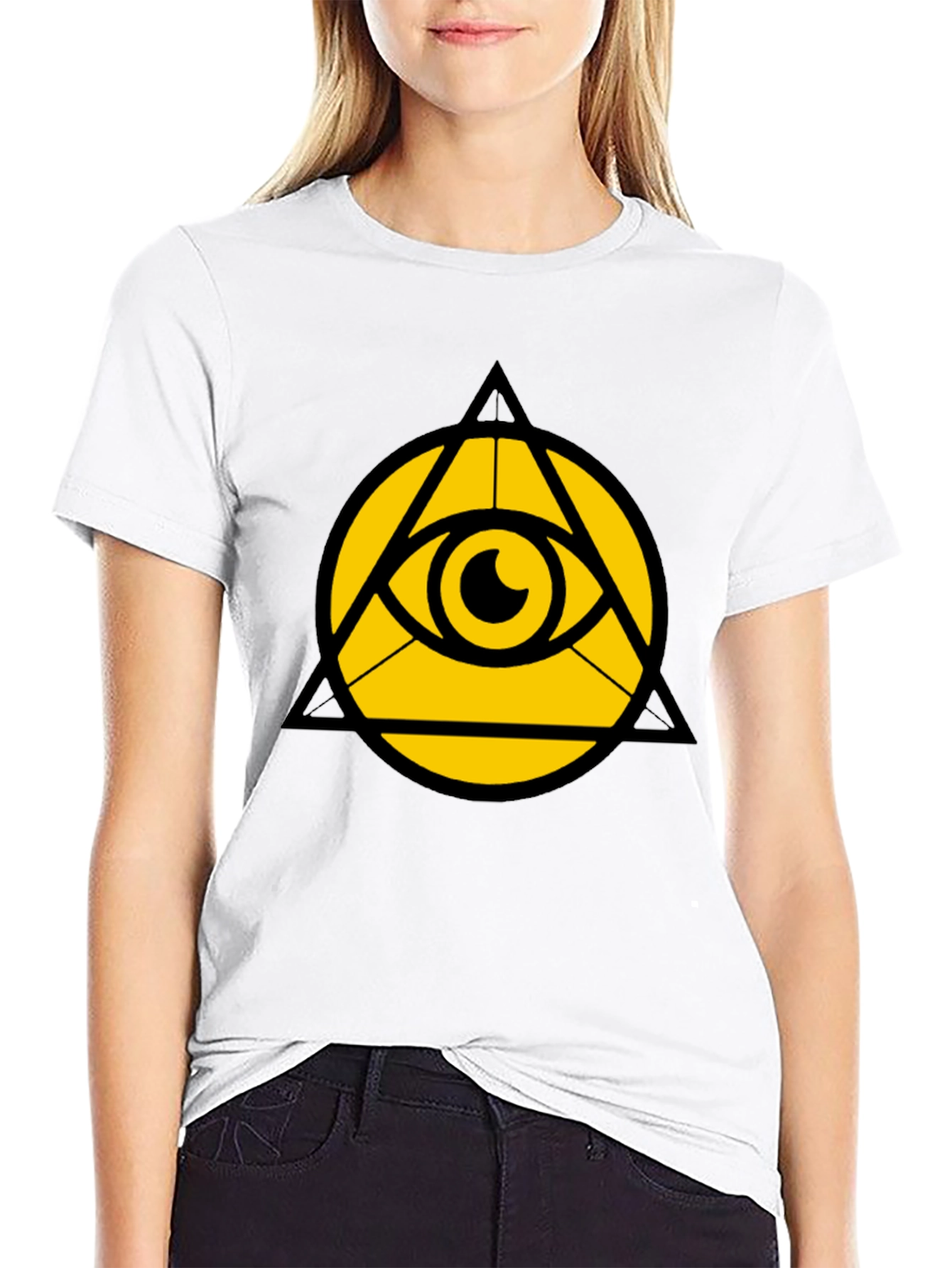 Eye of Providence Graphic Tee - Illuminati Symbol Shirt